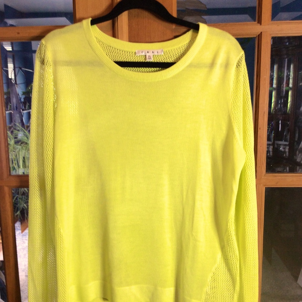 EUC Long-Sleeve Mesh Sweater